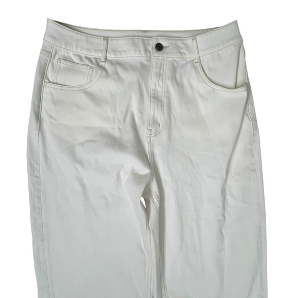 HALARA Flex High Waisted Pockets Rolled Hem Wide Leg Jeans - Picture 2 of 14